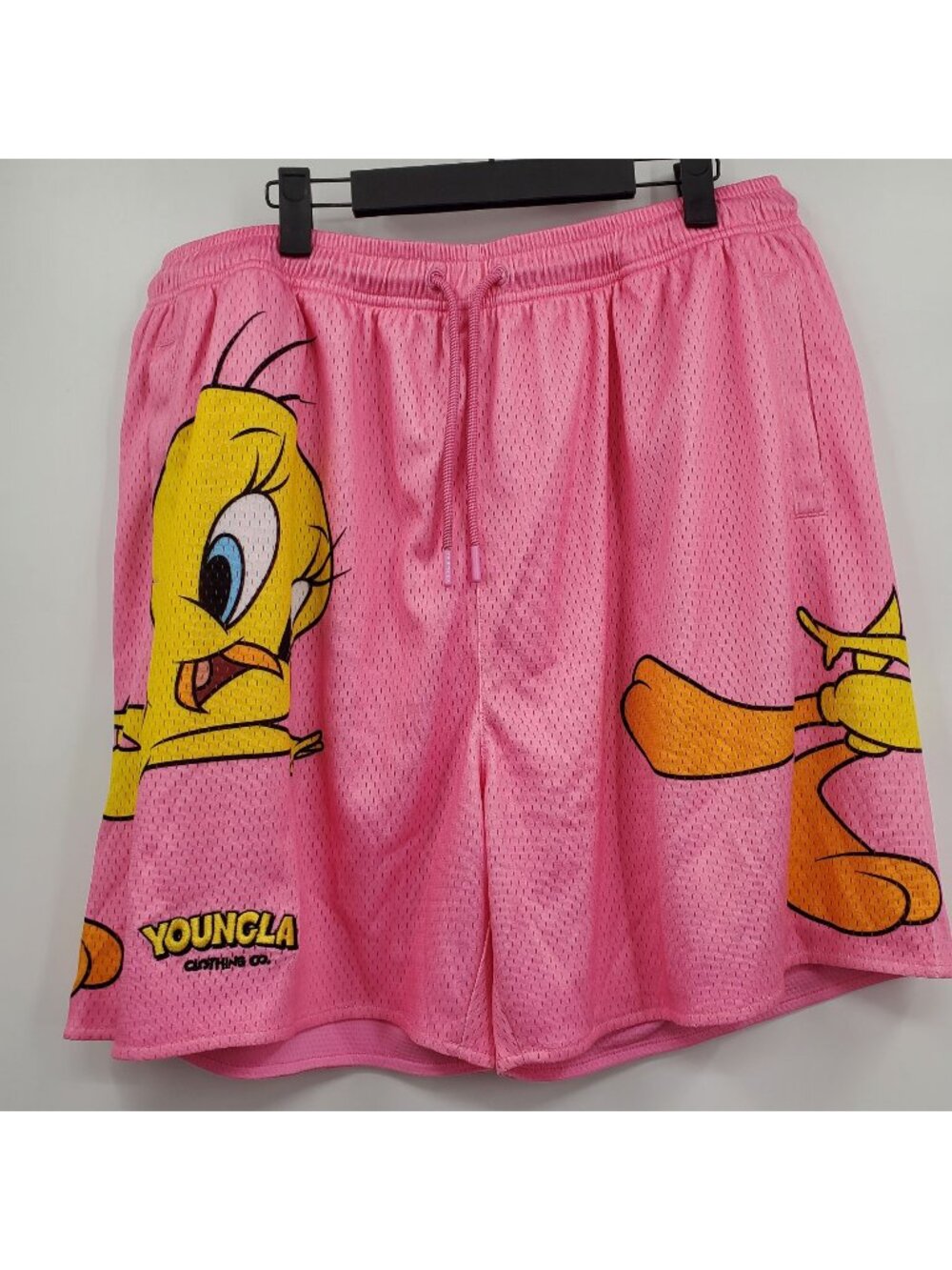 YoungLA x Looney Tunes Basketball Shorts Men Size XXL NWT Graphic Tweety Bird